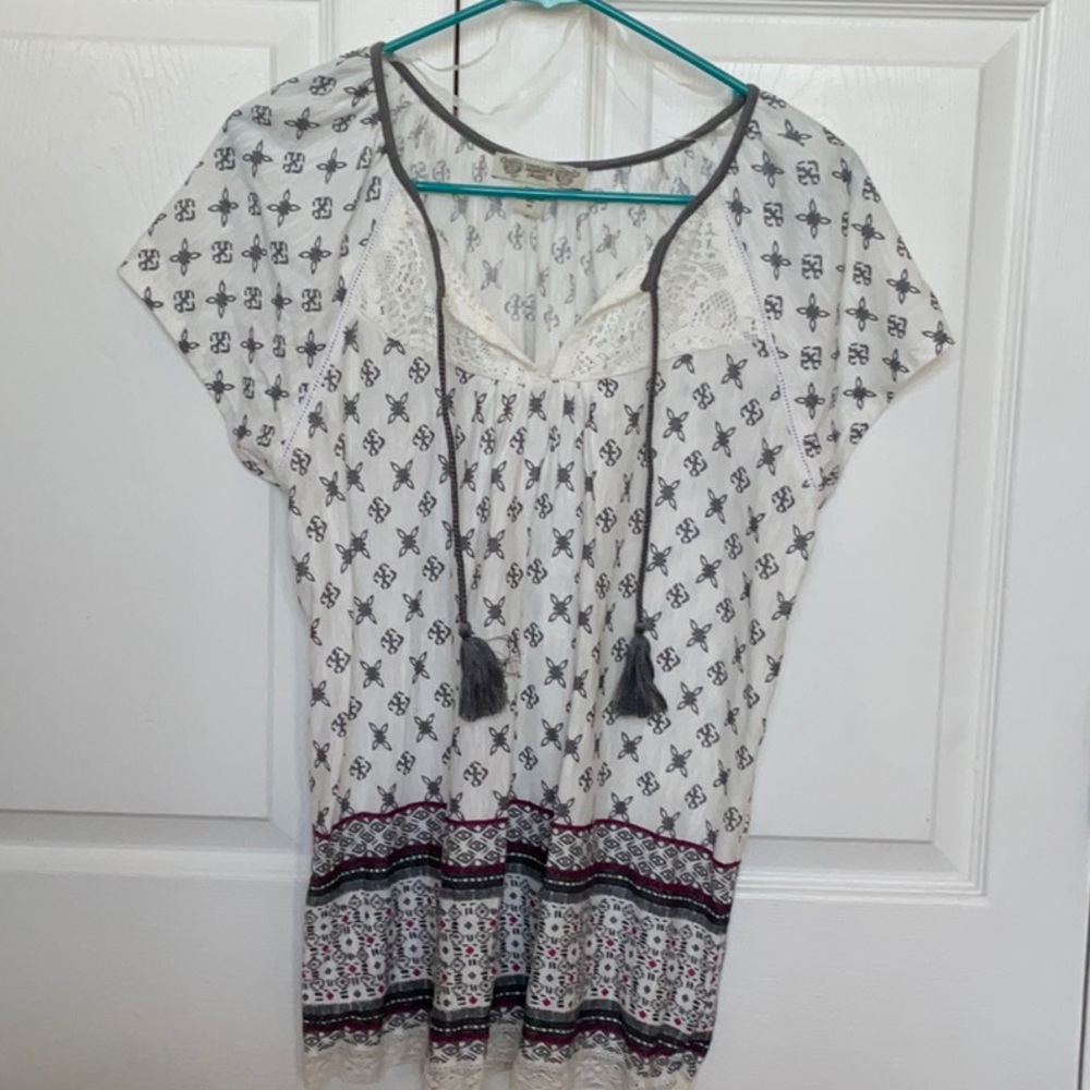 Boho Style Top Size M